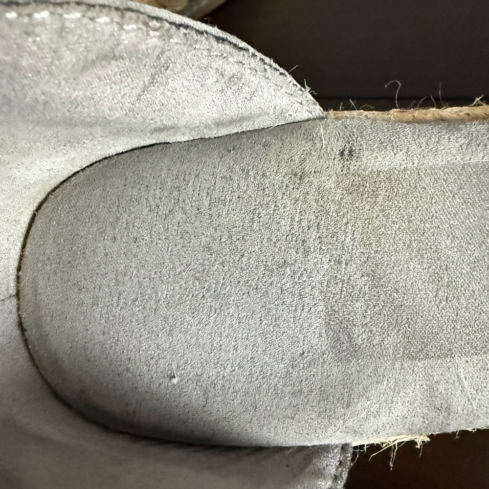 Universal Thread Gray Suede Espadrille Wedge Sand… - image 6